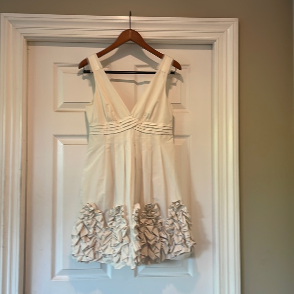 Beautiful short cut beige dress
